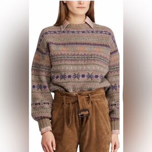 Ralph Lauren Fair Isle Sweater. Large. NWT. Pristine condition.